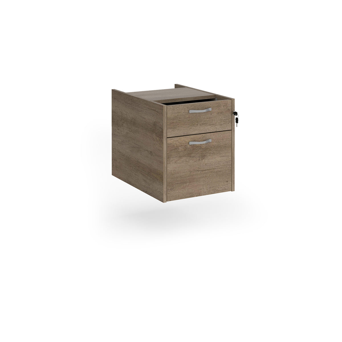 Maestro 25 2 drawer fixed pedestal - Nebraska Oak - view 1