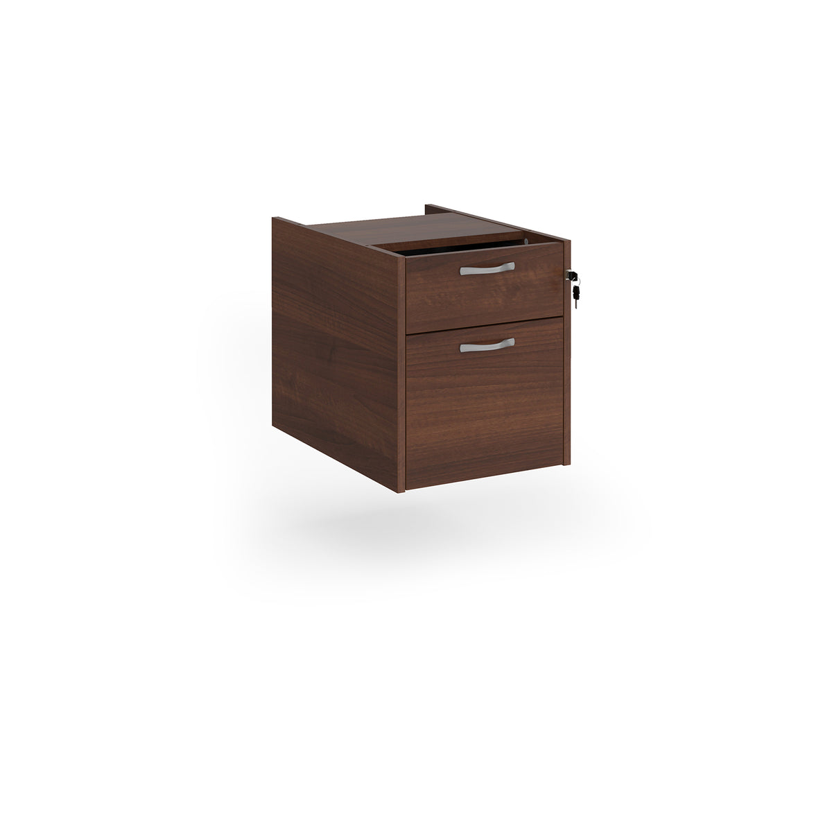 Maestro 25 2 drawer fixed pedestal - Walnut - view 1