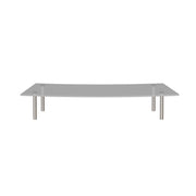 Denver reception glass shelf 800mm curved - view 1