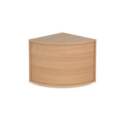 Denver reception corner base unit 800mm x 800mm - Beech - view 1
