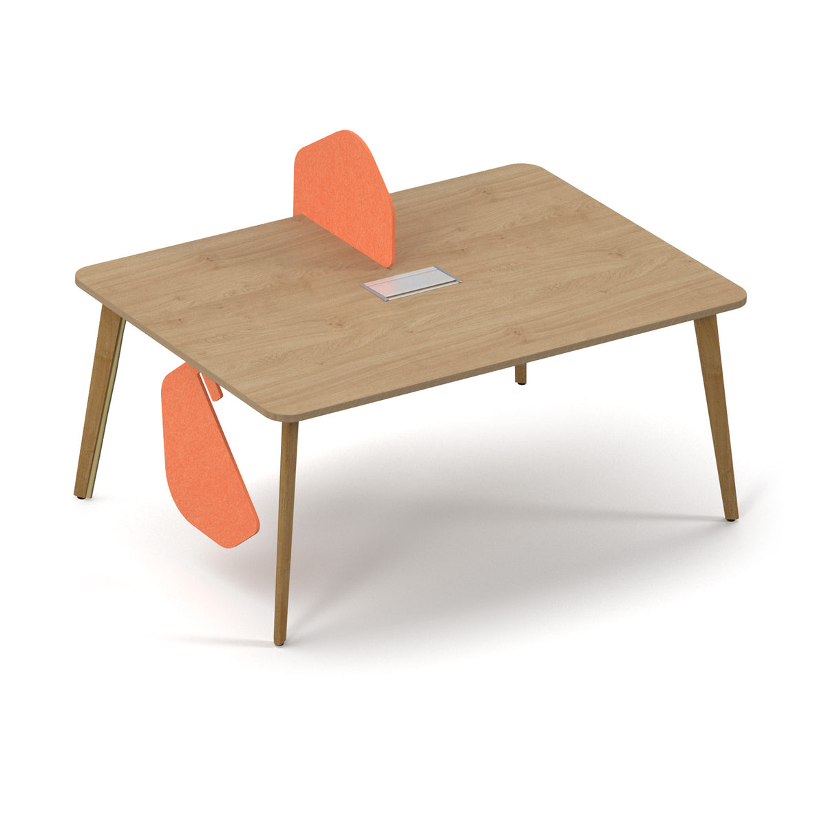 Forte Desk Screen - Dark Blue - view 3