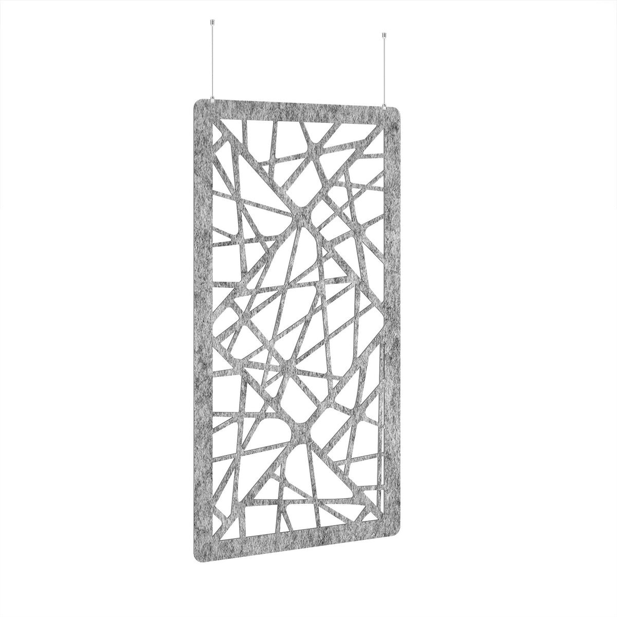 Shatter Hanging Panel 1200w - Dark Silver Grey - view 1 (shp1200-dg.jpg)