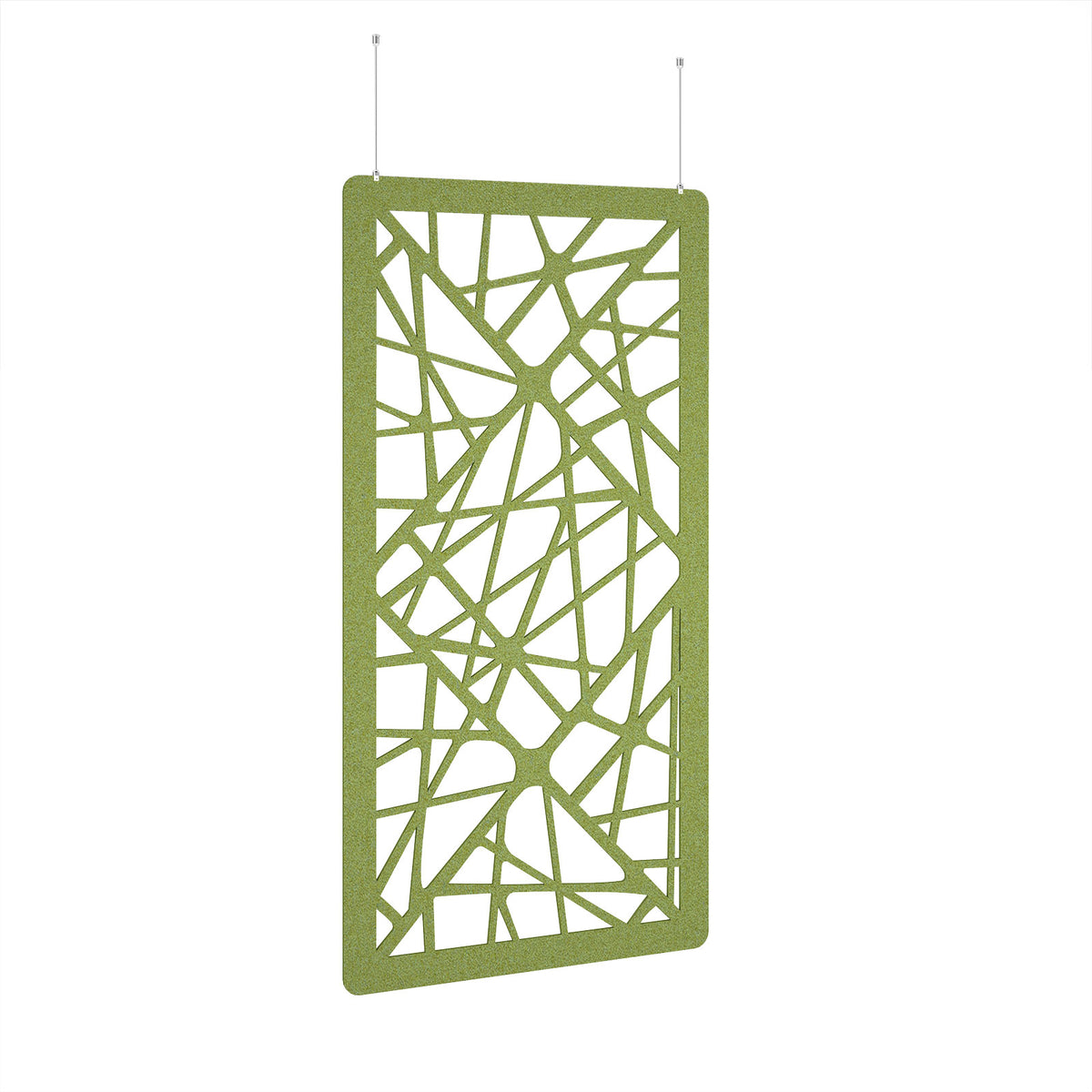 Shatter Hanging Panel 1200w - Fruit Green - view 1