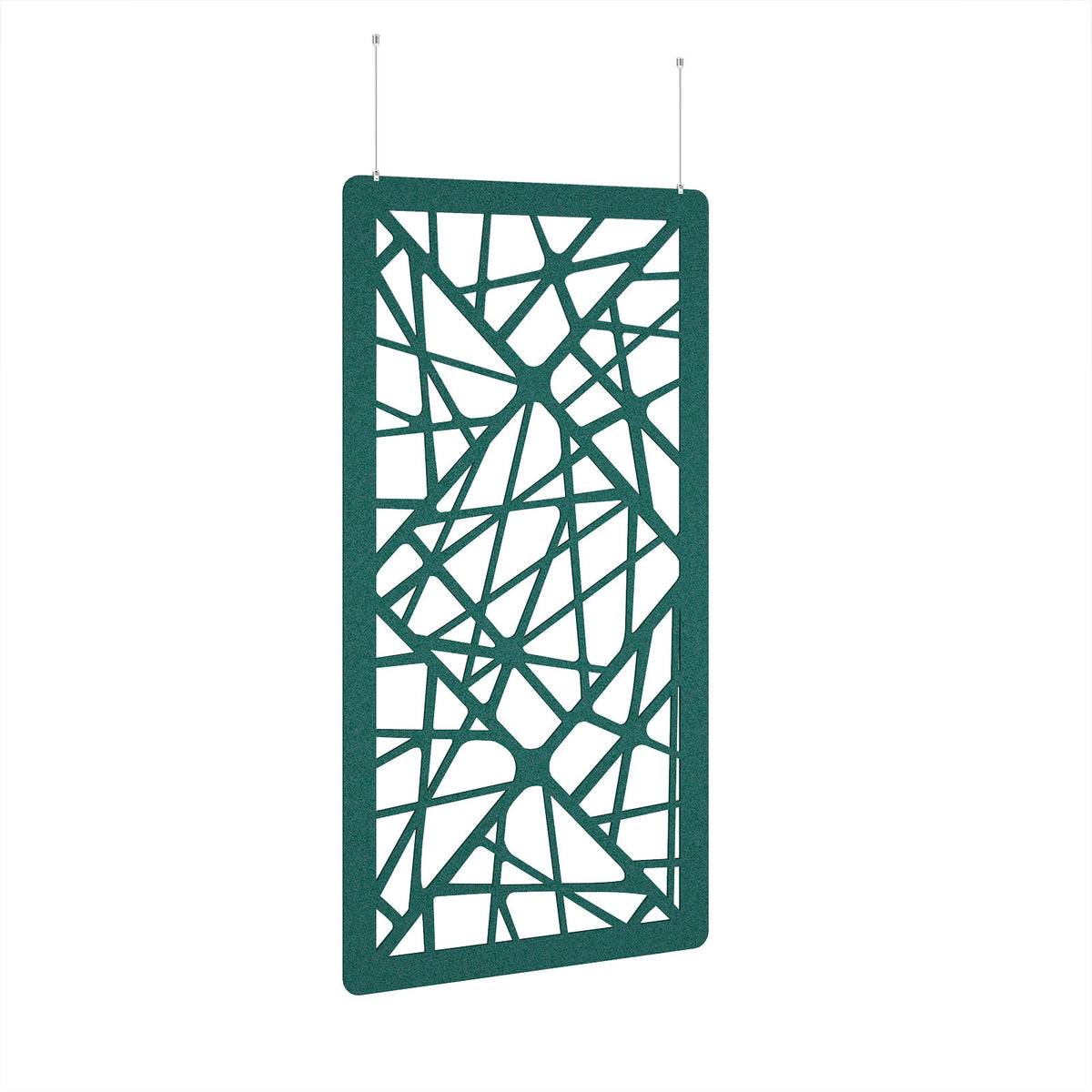 Shatter Hanging Panel 1200w - Peacock Blue - view 1