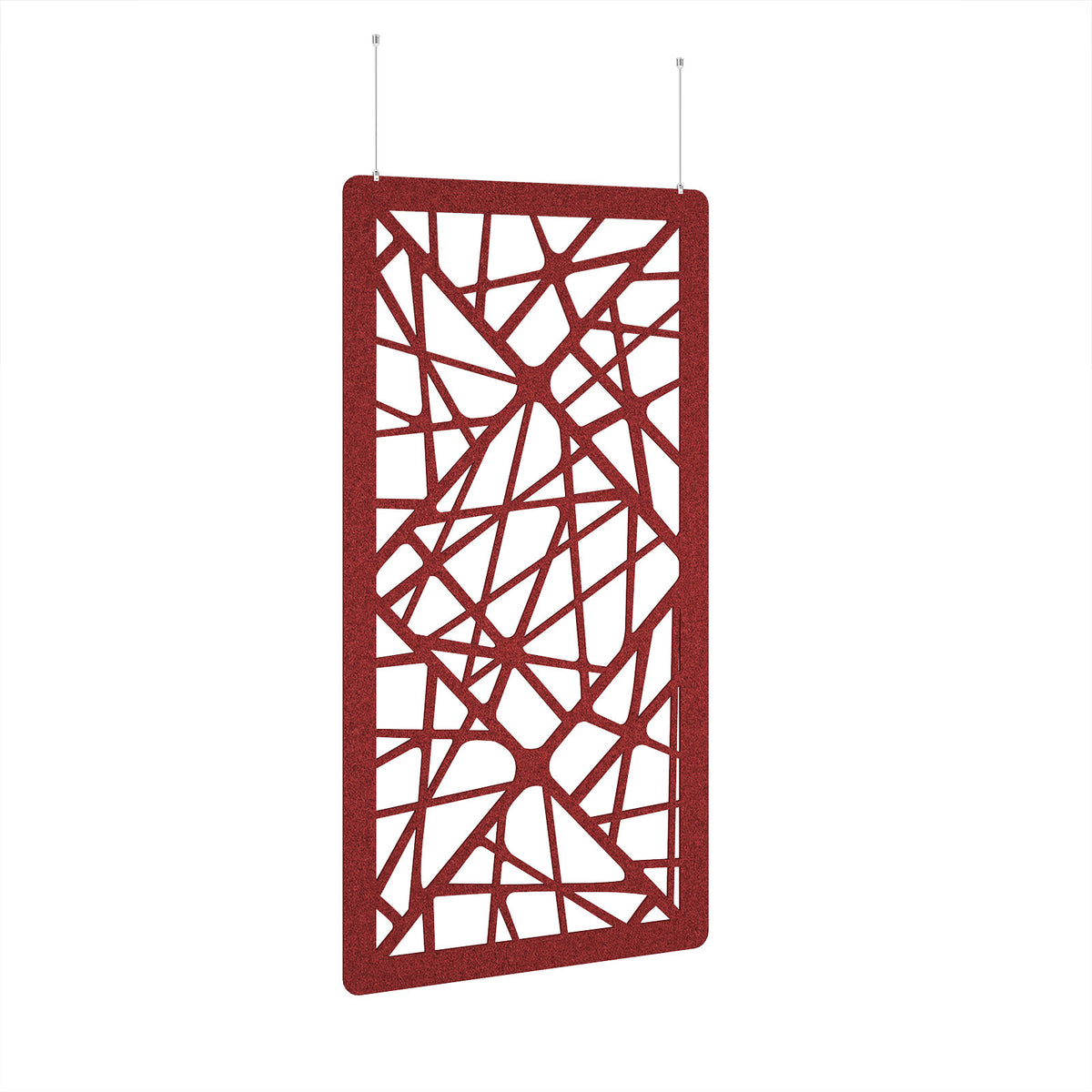 Shatter Hanging Panel 1200w - Pure Red - view 1