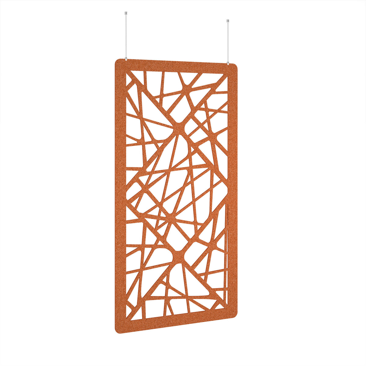 Shatter Hanging Panel 1200w - Tangerine - view 1