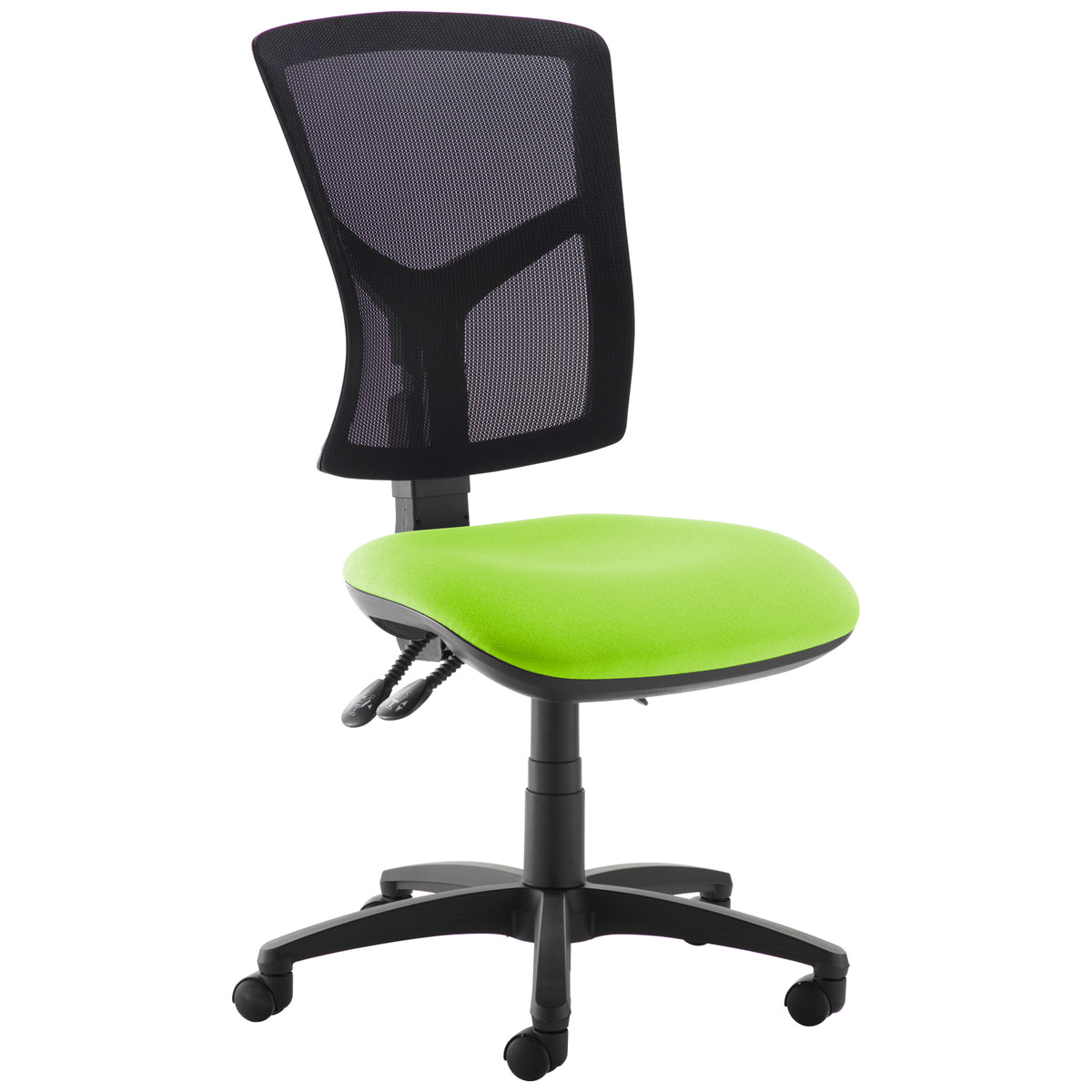 Senza high mesh back operator chair with no arms - made to order - view 1