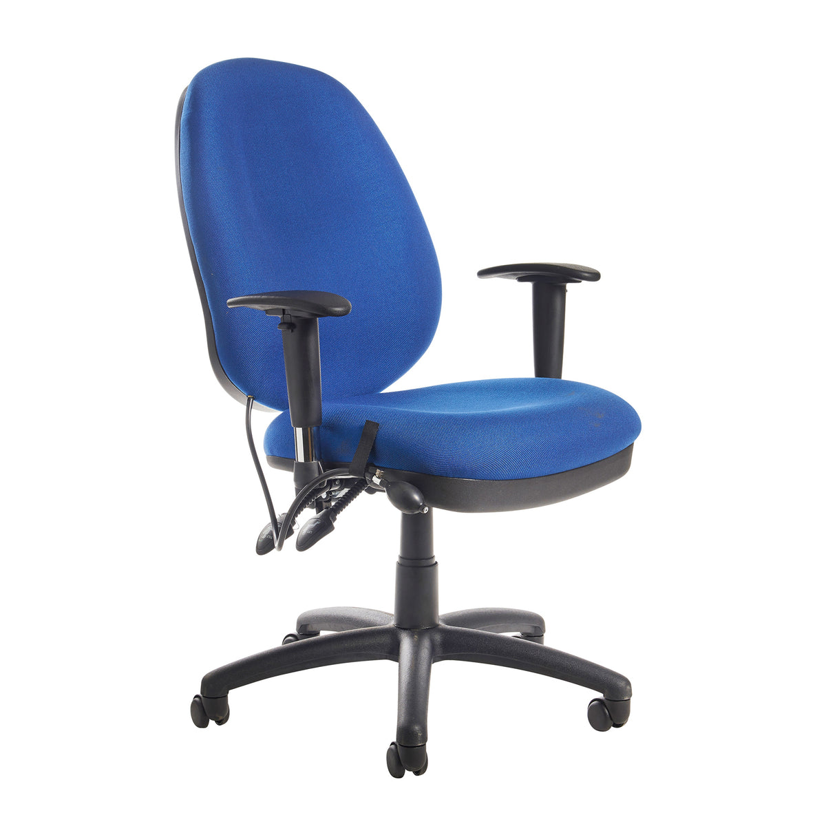 Sofia adjustable lumbar operators chair - blue - view 1