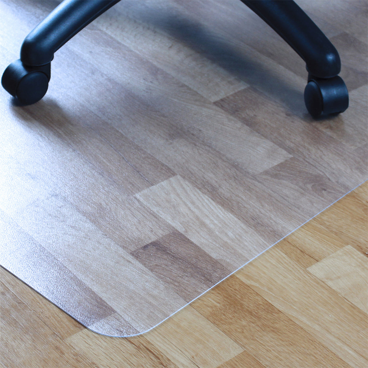 Stucco PVC hard floor clear chair mat 1200 x 900mm - view 2