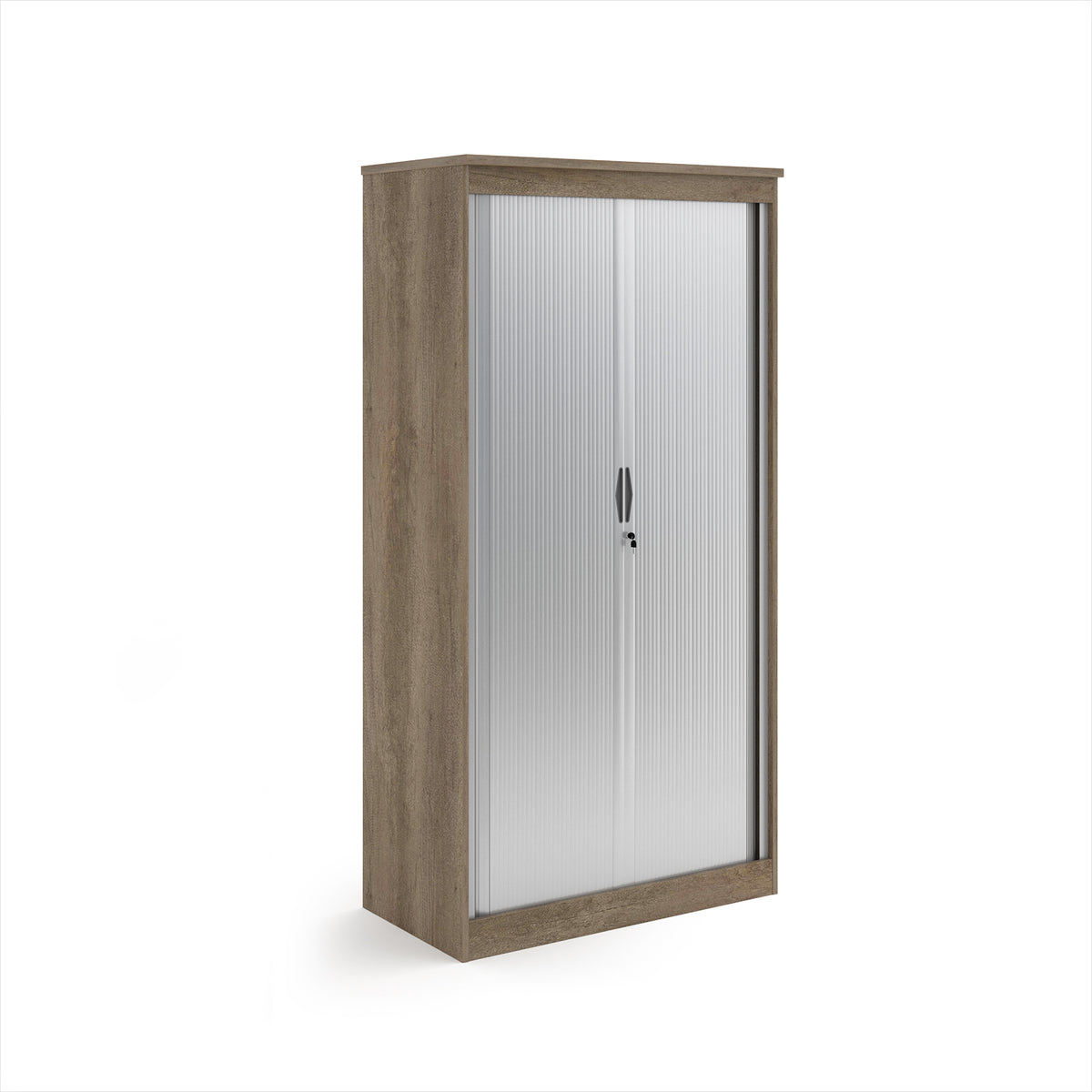 Systems horizontal tambour door cupboard 2000mm high - Nebraska Oak - view 1