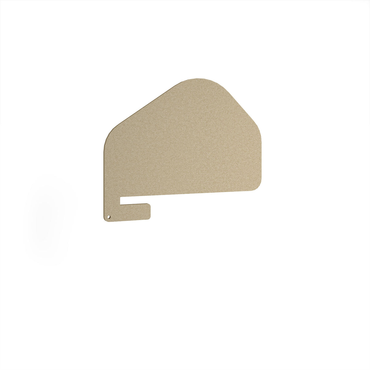 Forte Desk Screen - Dark Camel - view 1