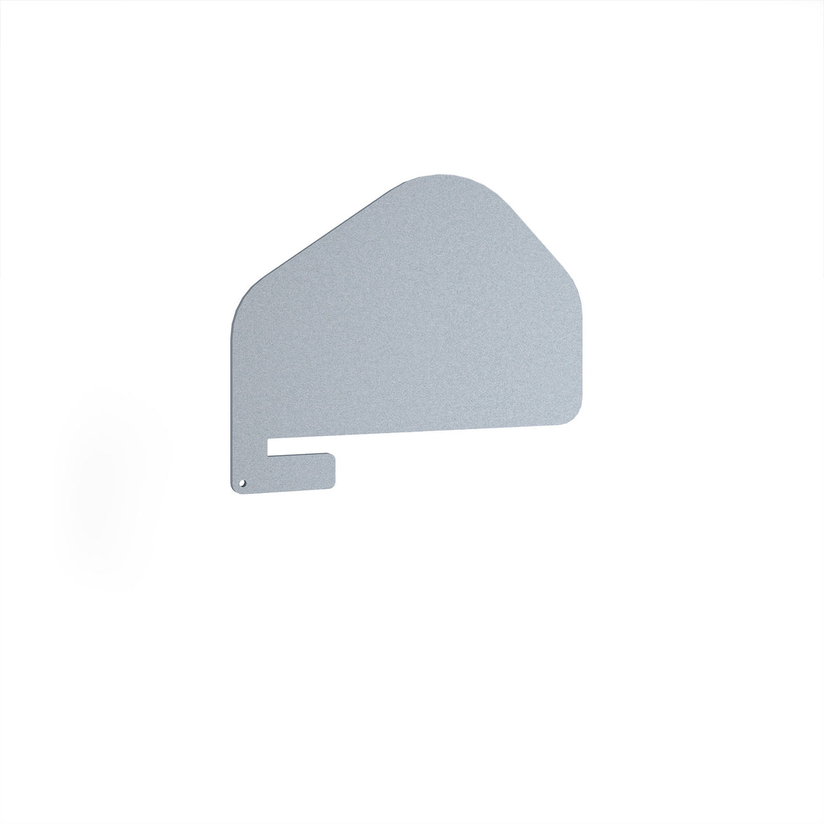 Forte Desk Screen - Light Grey - view 1
