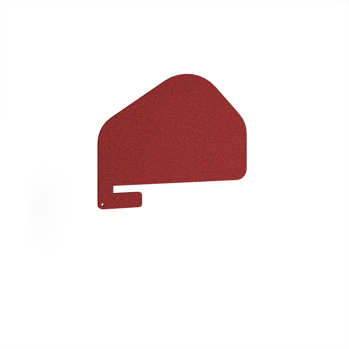Forte Desk Screen - Pure Red - view 1