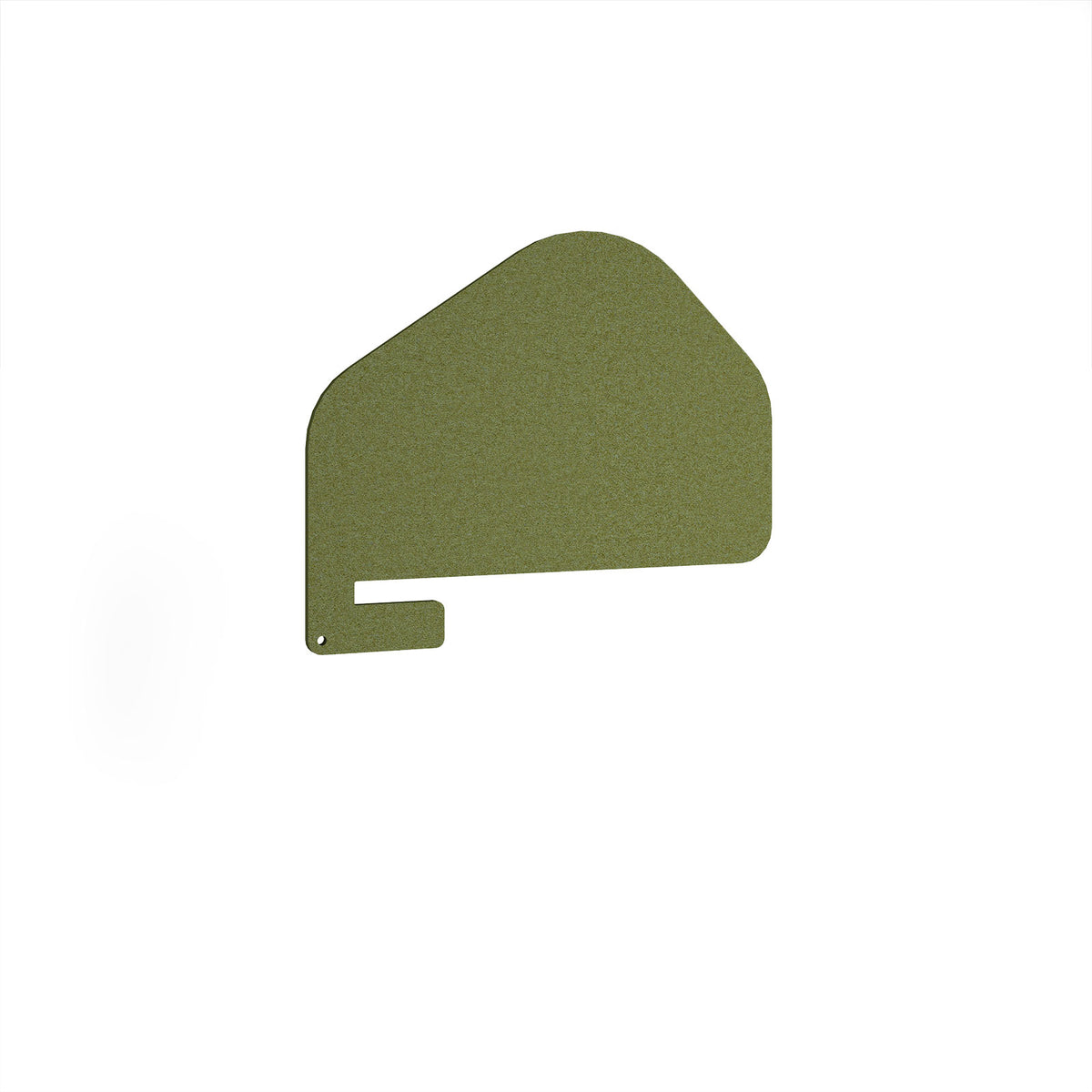 Forte Desk Screen - Reed Green - view 1