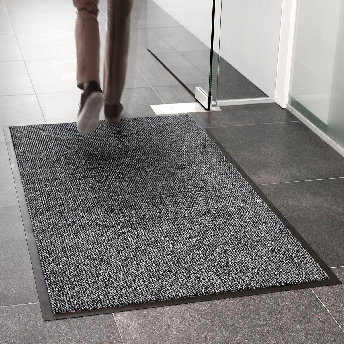 Tate indoor entrance mat 1200 x 800mm in blue - view 4