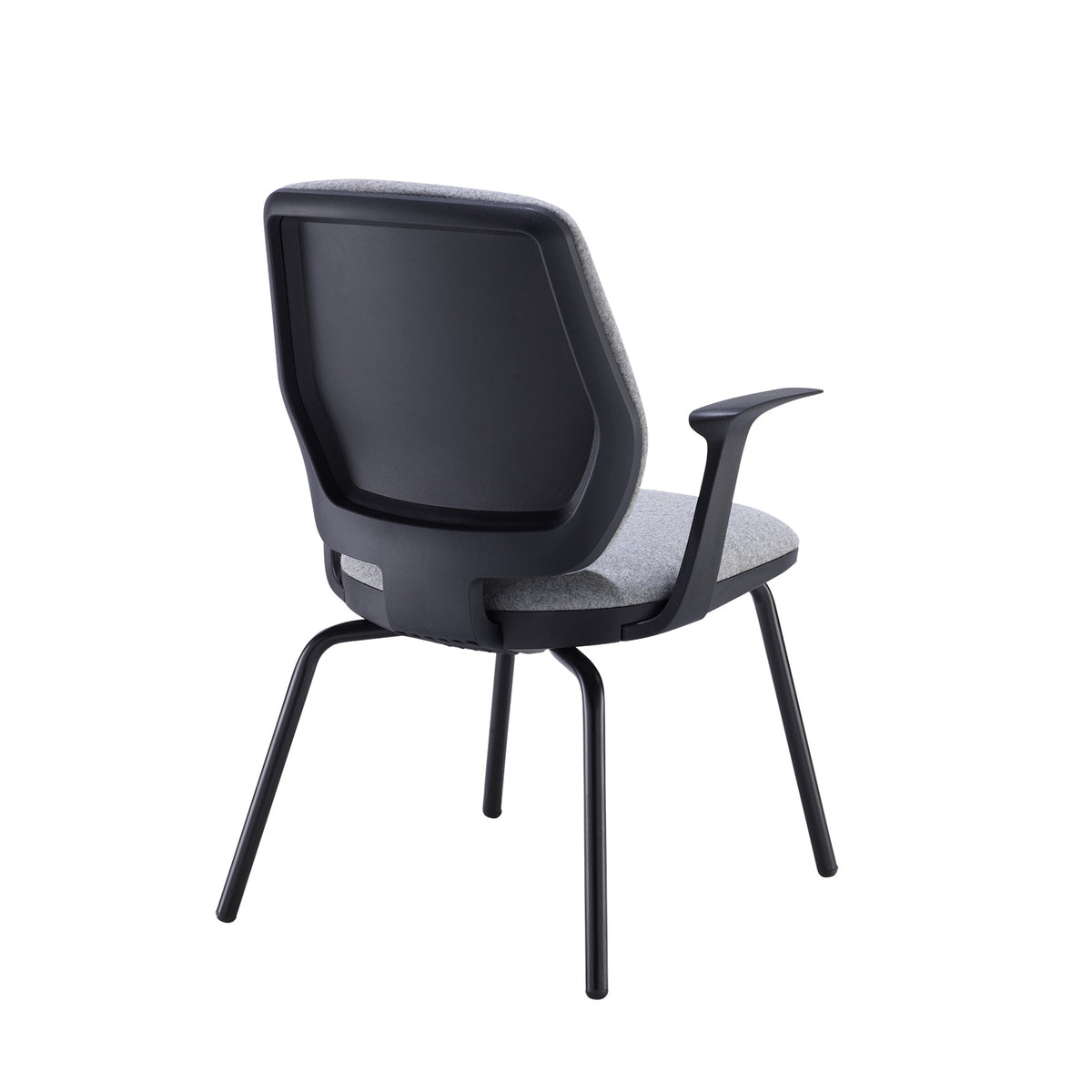 Tegan fabric 4 leg frame meeting chair - made to order - view 3