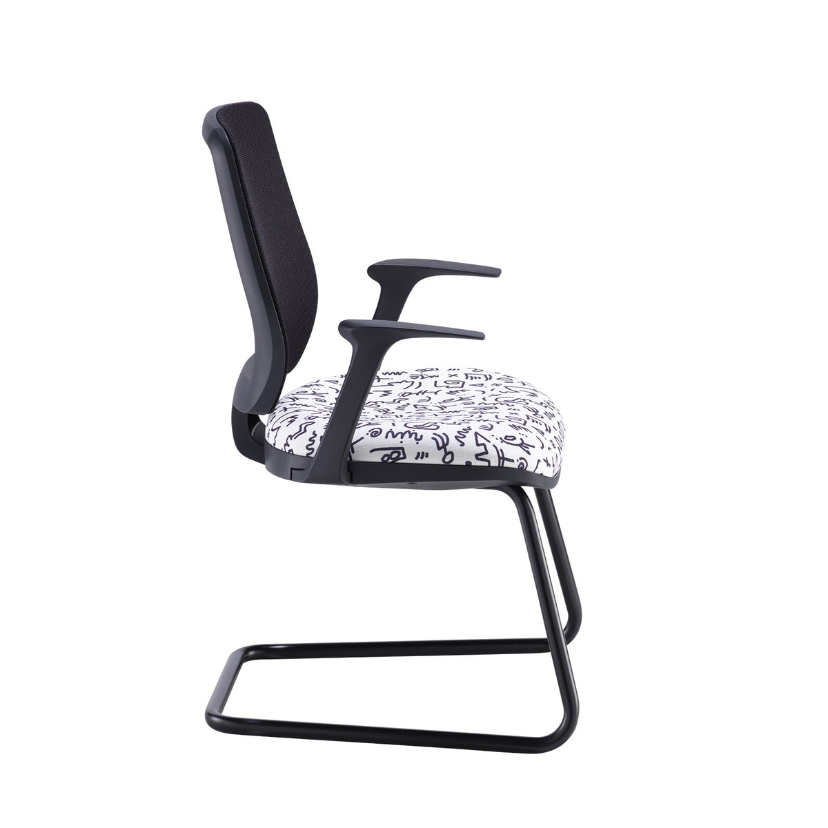 Tegan mesh back cantilever frame visitors chair - made to order - view 2
