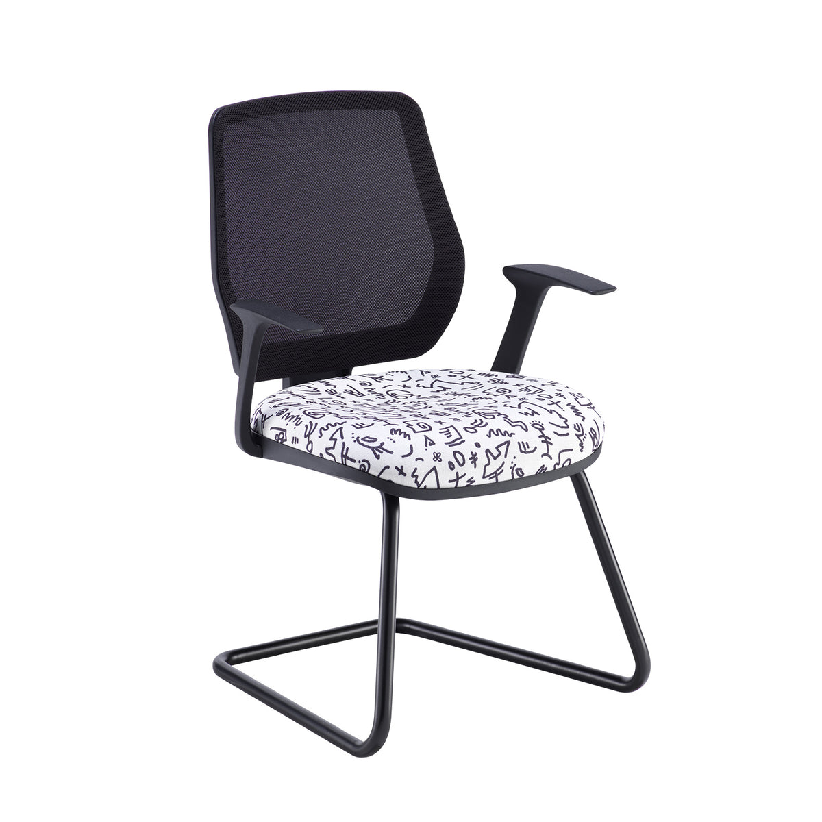 Tegan mesh back cantilever frame visitors chair - made to order - view 1