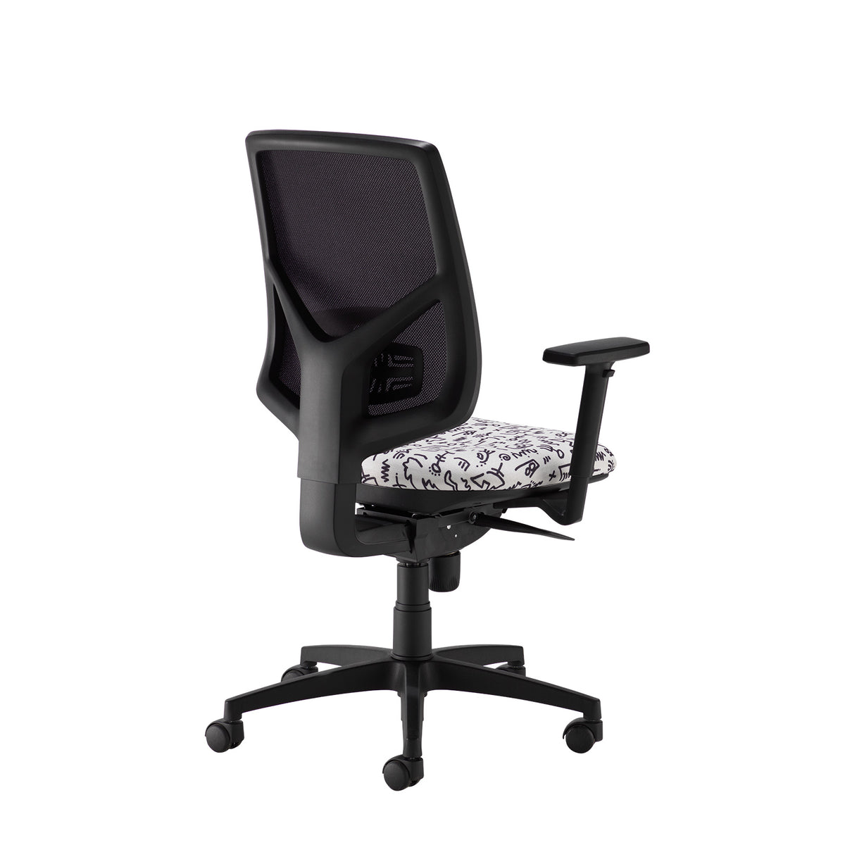 Tegan mesh back asynchro operator chair with 2D arms - made to order - view 3