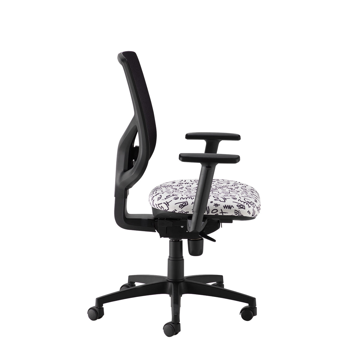 Tegan mesh back asynchro operator chair with 2D arms - made to order - view 2