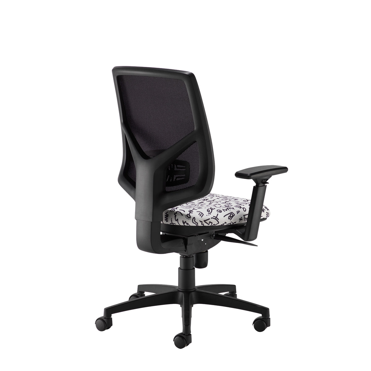Tegan mesh back asynchro operator chair with 3D arms - made to order - view 3