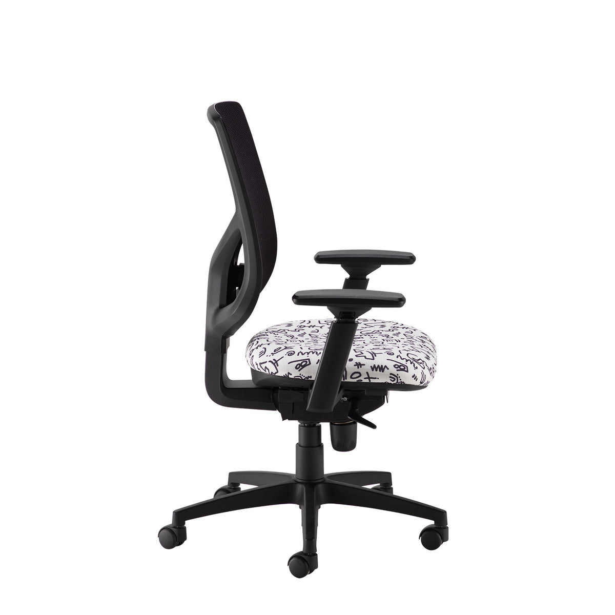 Tegan mesh back asynchro operator chair with 3D arms - made to order - view 2