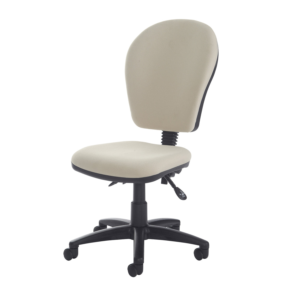 Altino High fabric back asynchro operator chair with no arms - made to order - view 2