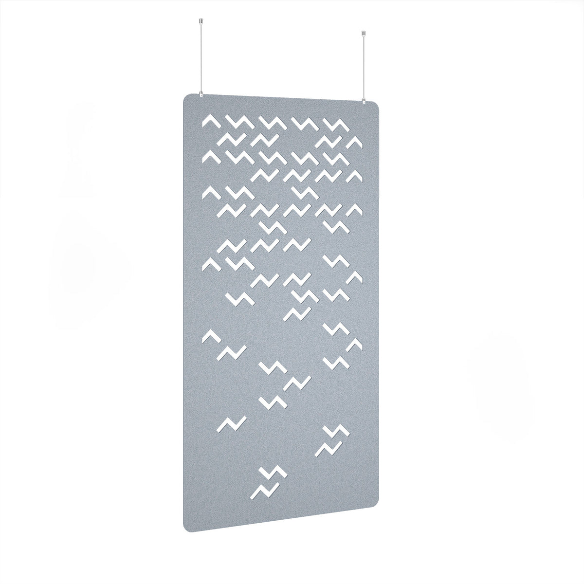 Twist Hanging Panel 1200w - Dark Silver Grey - view 1 (thp1200-lg.jpg)