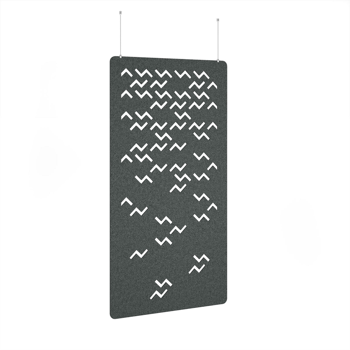 Twist Hanging Panel 1200w - Moonlight Grey - view 1