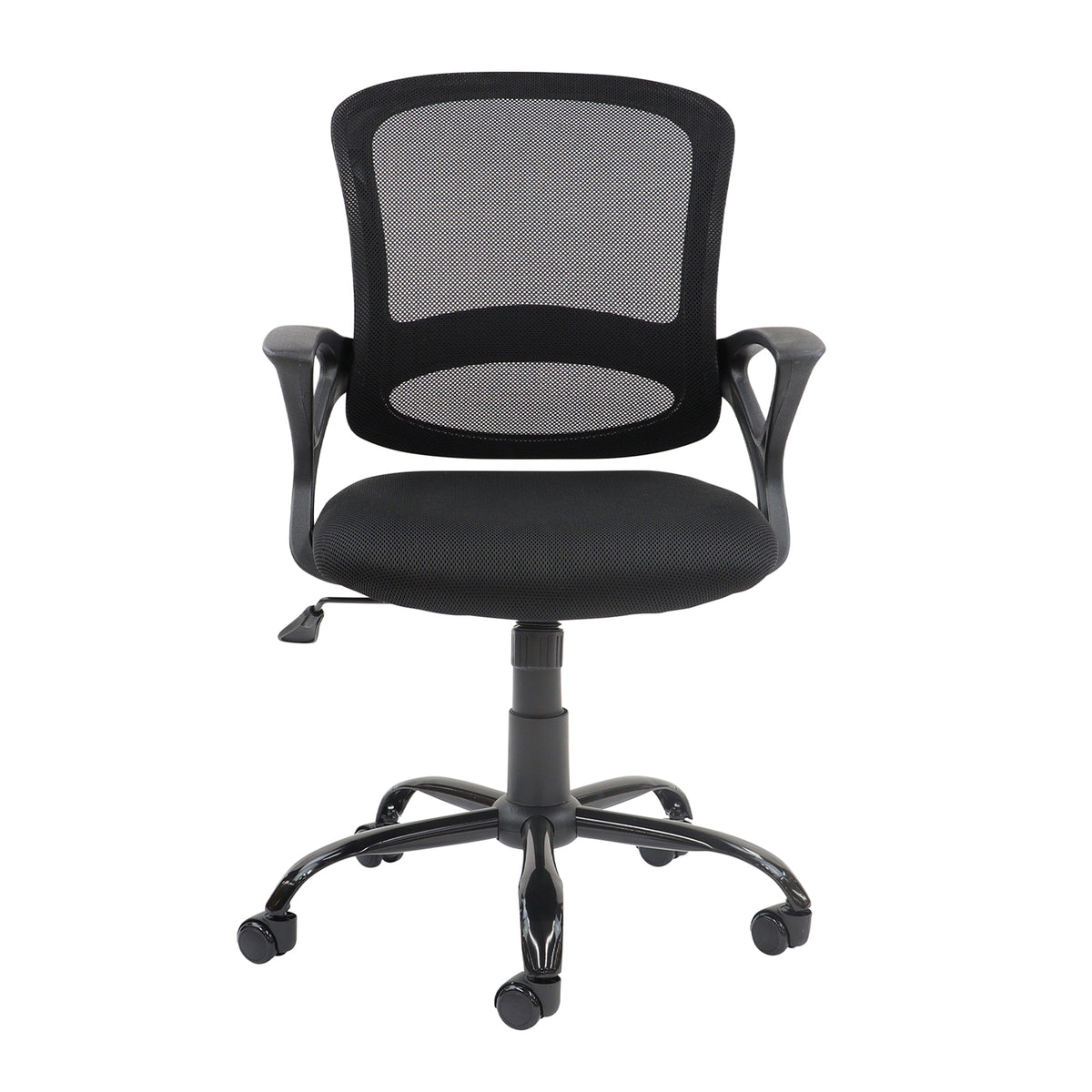 Tyler mesh back operator chair with black frame - view 6