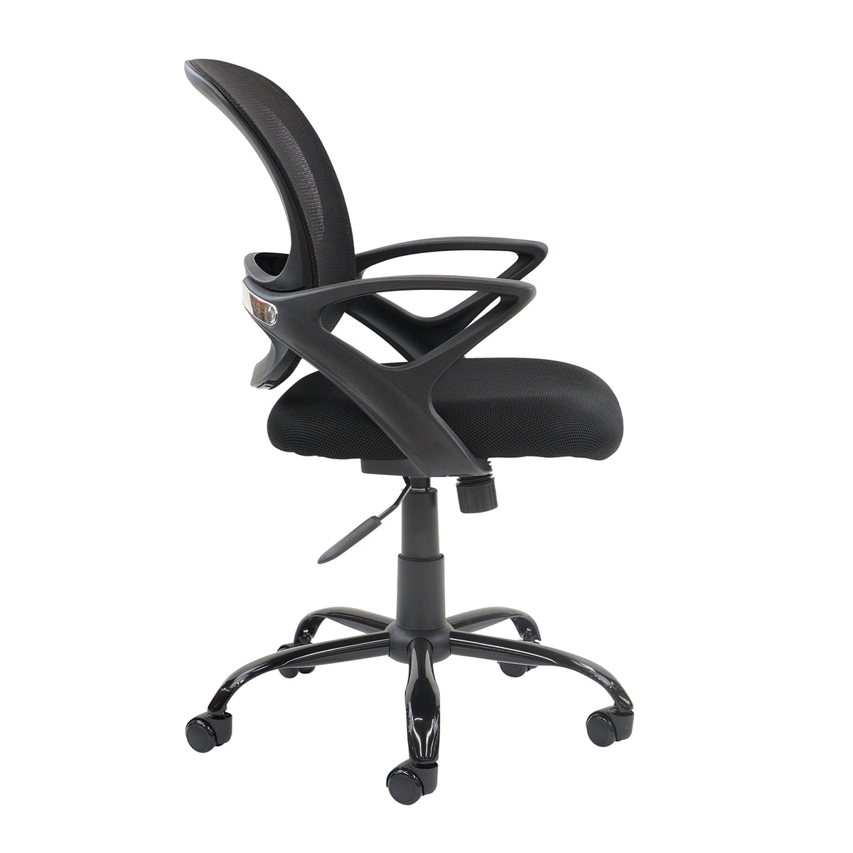 Tyler mesh back operator chair with black frame - view 2