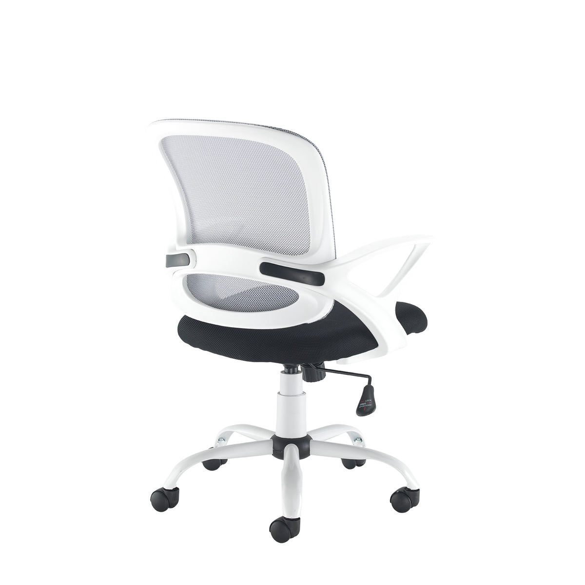 Tyler mesh back operator chair with white frame - view 2