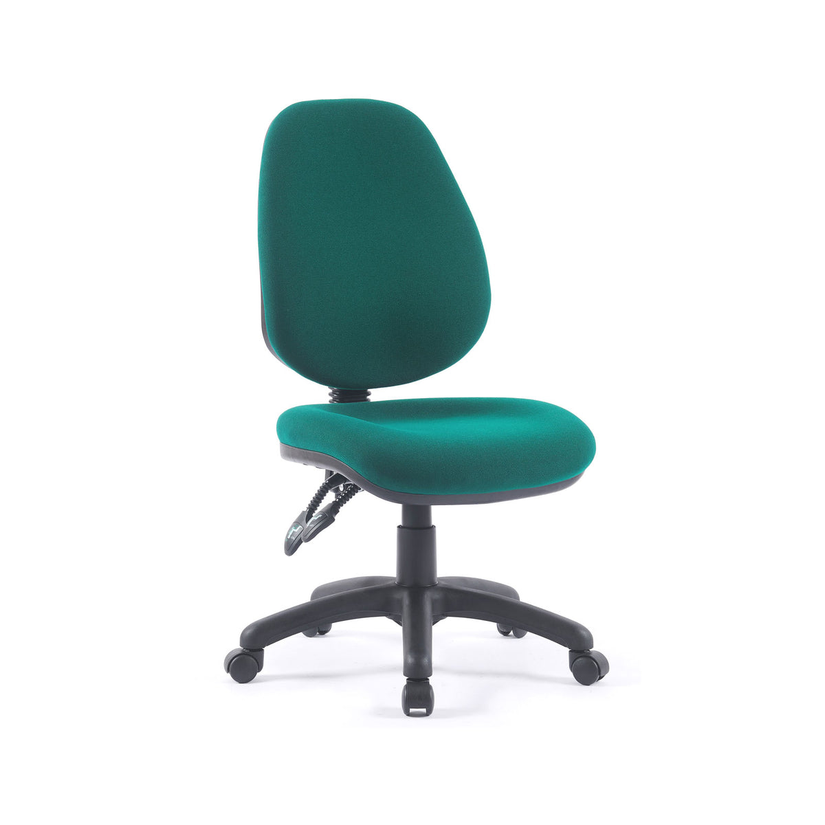 Vantage 100 2 lever PCB operators chair with no arms - Forest Green - view 1