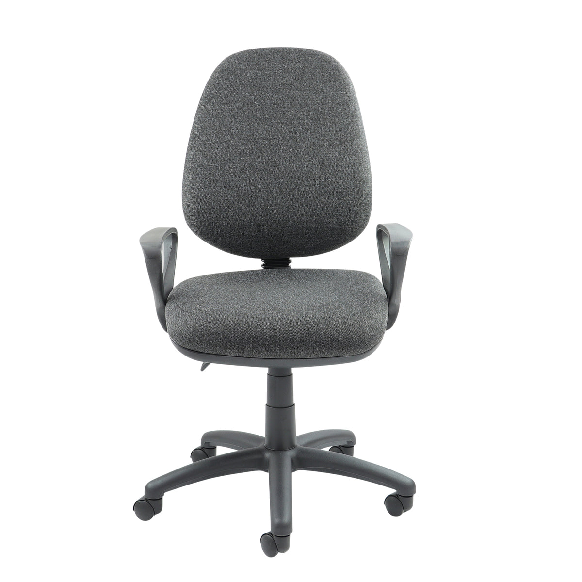 Vantage 100 2 lever PCB operators chair with fixed arms - charcoal - view 4