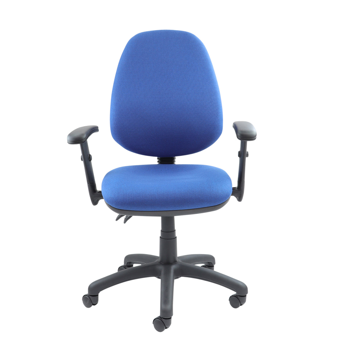 Vantage 100 2 lever PCB operators chair with adjustable arms - blue - view 4