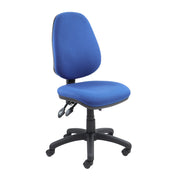 Vantage 200 3 lever asynchro operators chair with no arms - blue - view 1