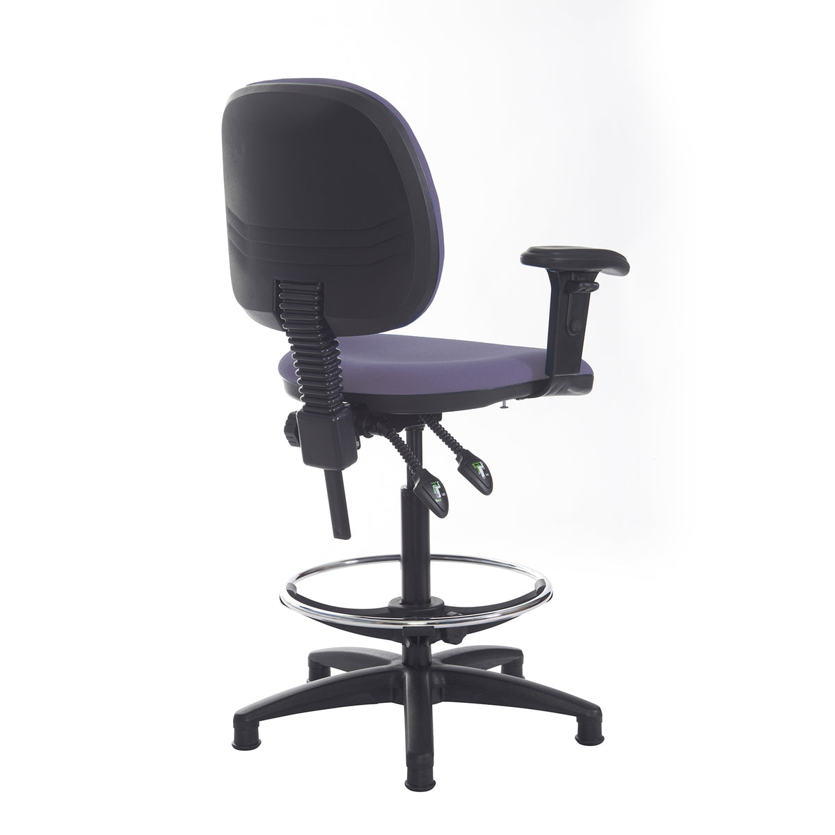 Jota draughtsman's chair with adjustable arms - made to order - view 3