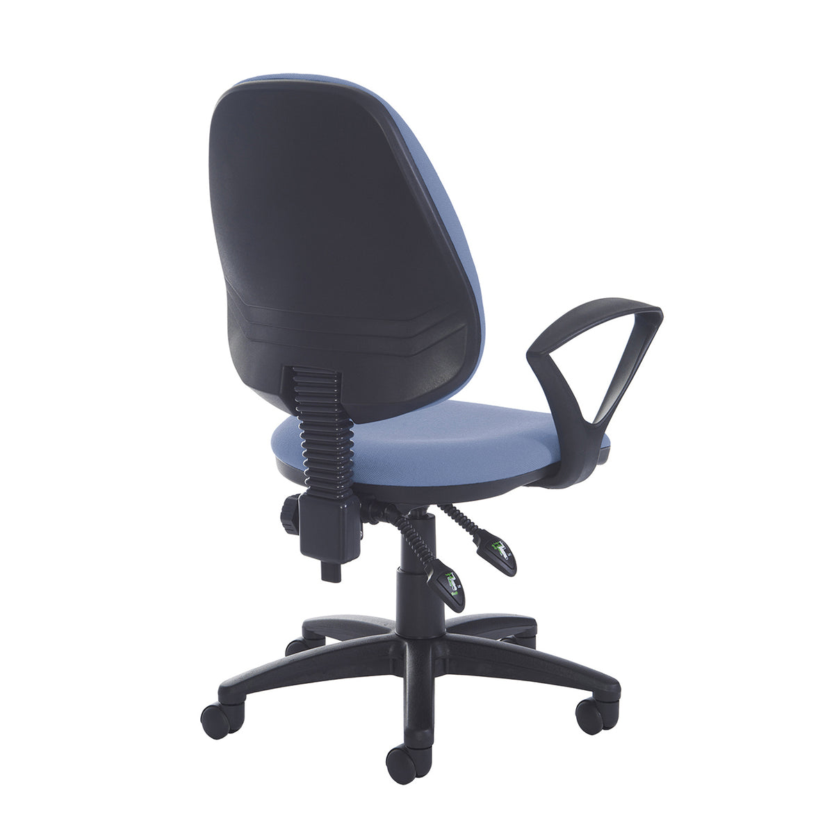 Jota High fabric back PCB operator chair with fixed arms - made to order - view 3