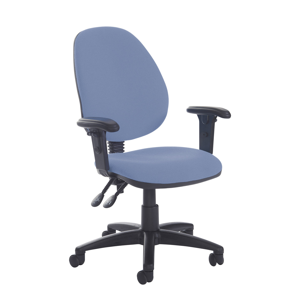 Jota High fabric back PCB operator chair with adjustable arms - made to order - view 1