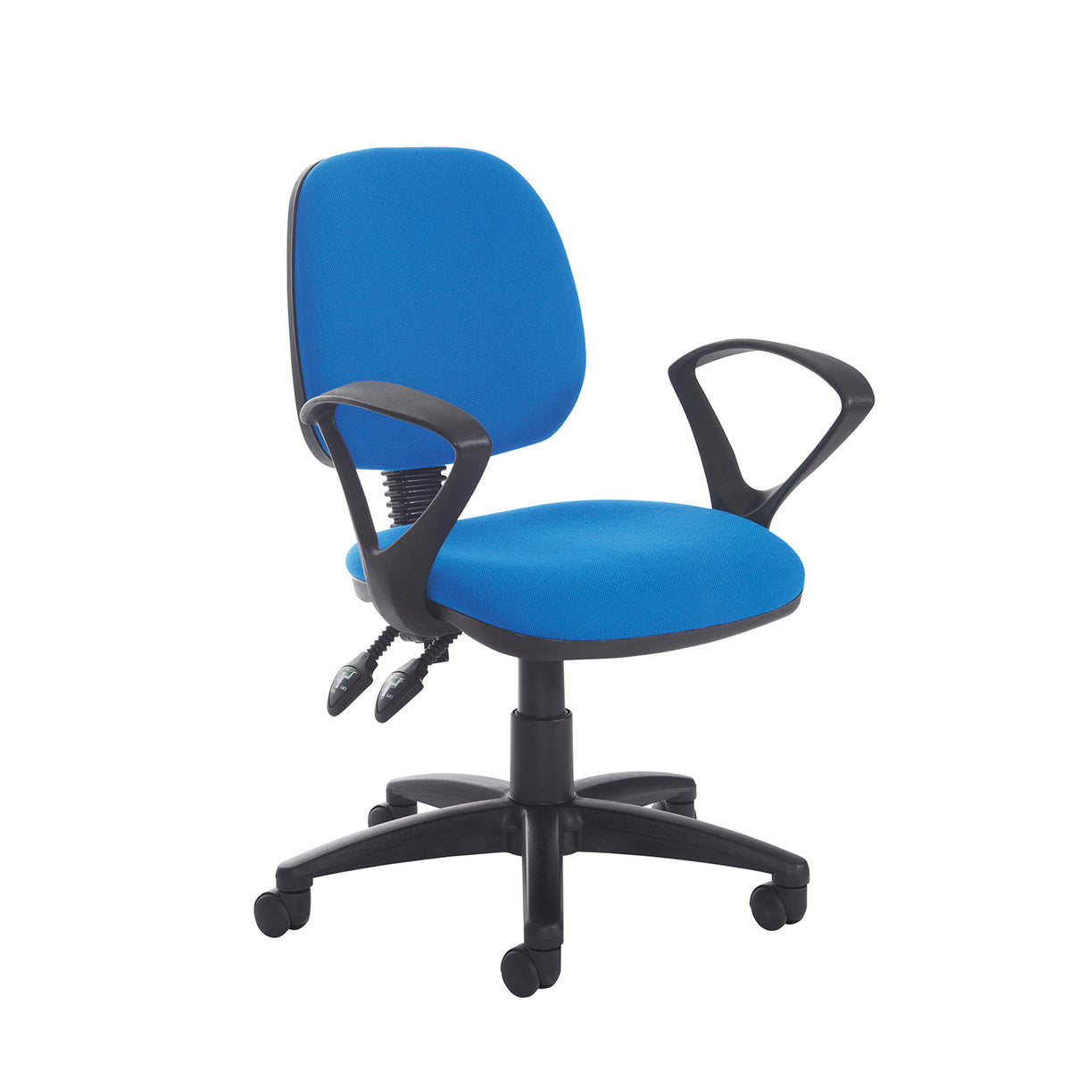 Jota Medium fabric back operator chair with fixed arms - made to order - view 1