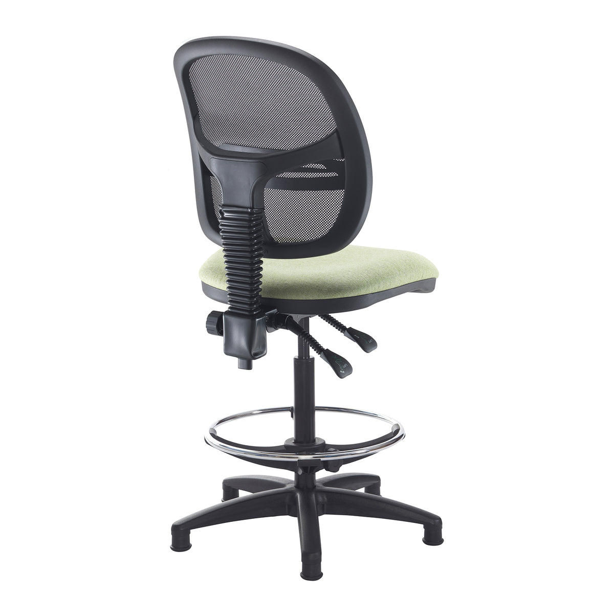 Jota mesh back draughtsman's chair with no arms - made to order - view 2
