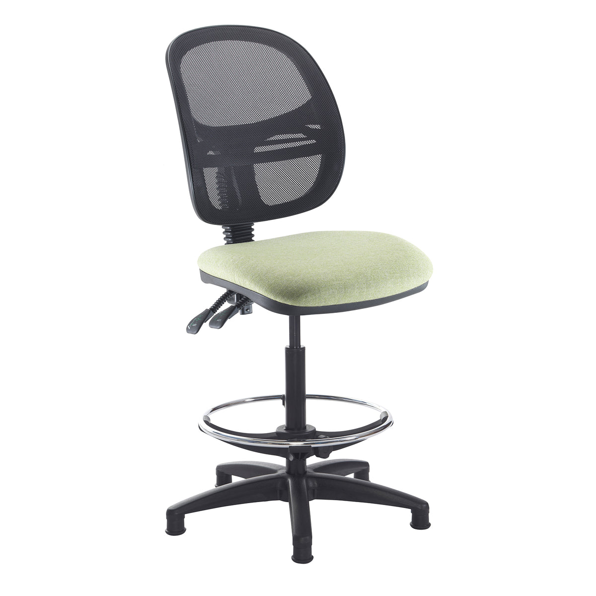 Jota mesh back draughtsman's chair with no arms - made to order - view 1