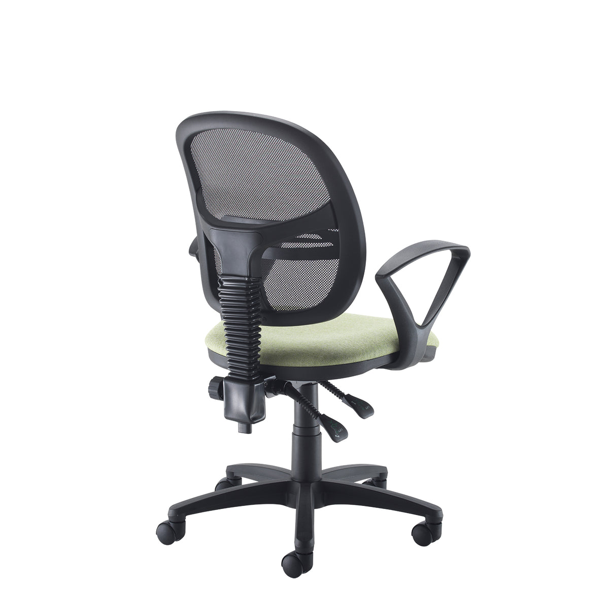 Jota Mesh medium back operators chair with fixed arms - made to order - view 2