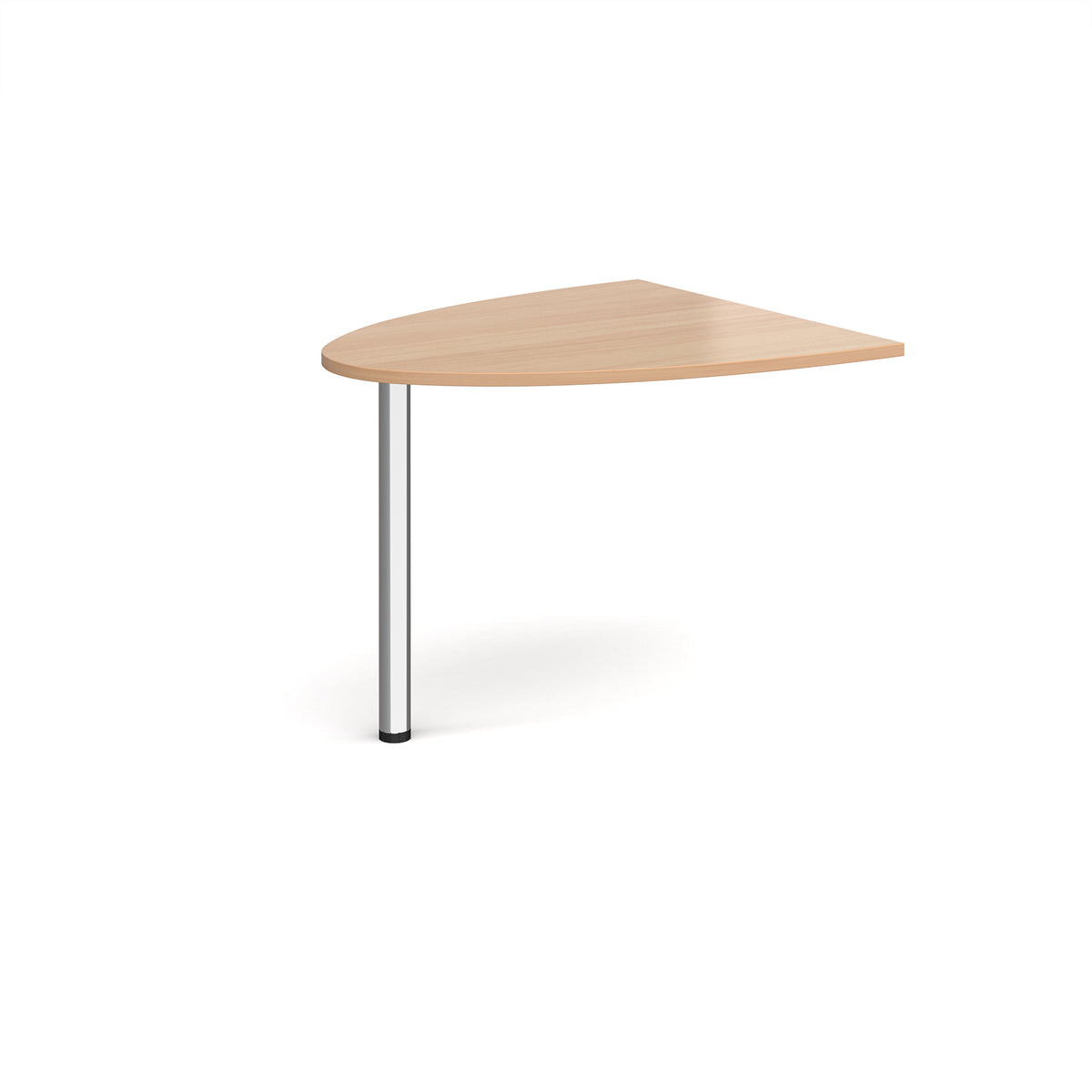 Welcome reception unit D-end extension 1000mm x 888mm - Beech - view 1