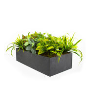 Pre set artificial plants for universal lockers - 1600 wide - view 1