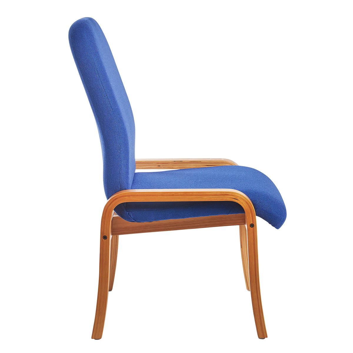 Yealm modular Beech wooden frame chair with no arms 540mm wide - made to order - view 2