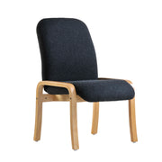Yealm modular Beech wooden frame chair with no arms 540mm wide - made to order - view 1