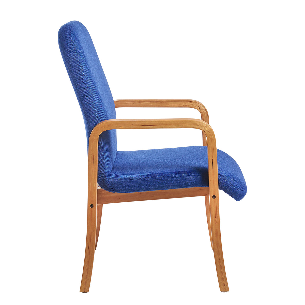 Yealm modular Beech wooden frame chair with double arms 540mm wide - made to order - view 2