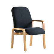 Yealm modular Beech wooden frame chair with left hand arm 540mm wide - made to order - view 1