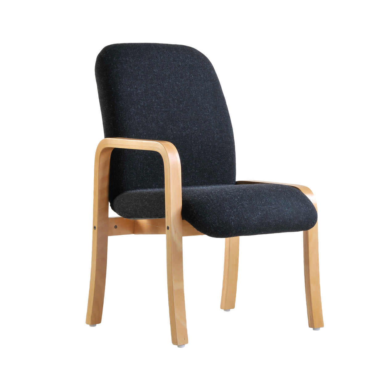 Yealm modular Beech wooden frame chair with right hand arm 540mm wide - made to order - view 1